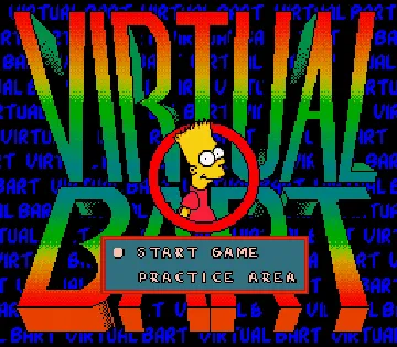 Virtual Bart (USA) (Beta) screen shot title